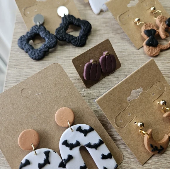 Fall Bundle Polymer Clay Earrings - Picture 15 of 16